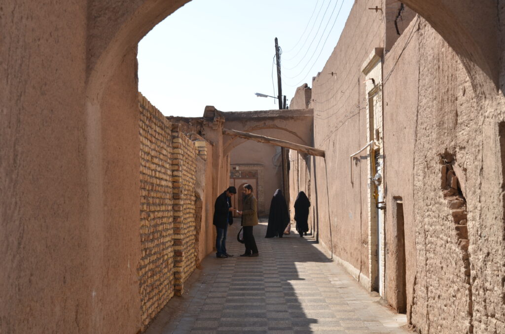 ヤズドの路地裏