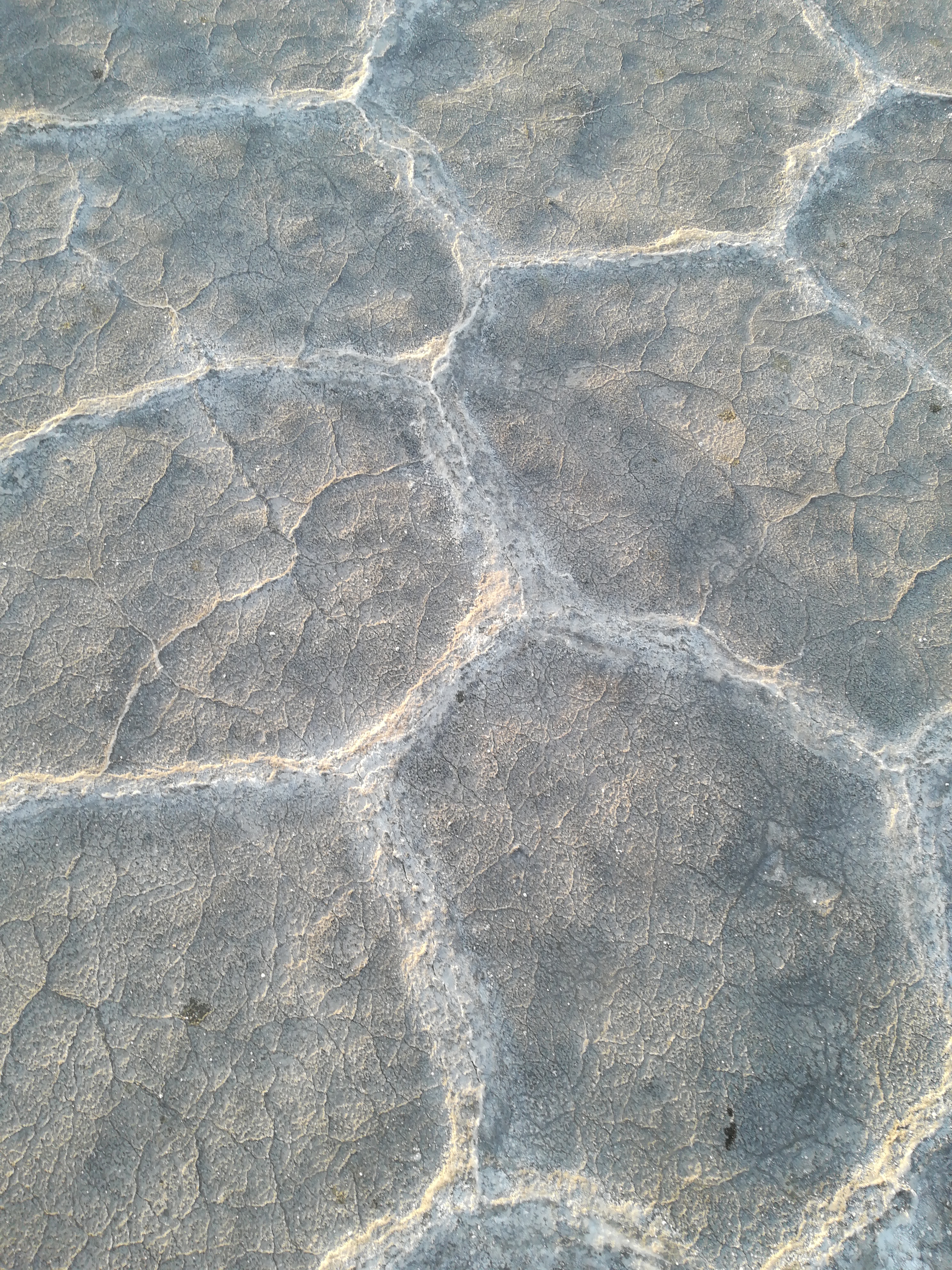 どこまでも続く塩の模様